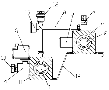 Water-circulating central air conditioner flow homogenizer