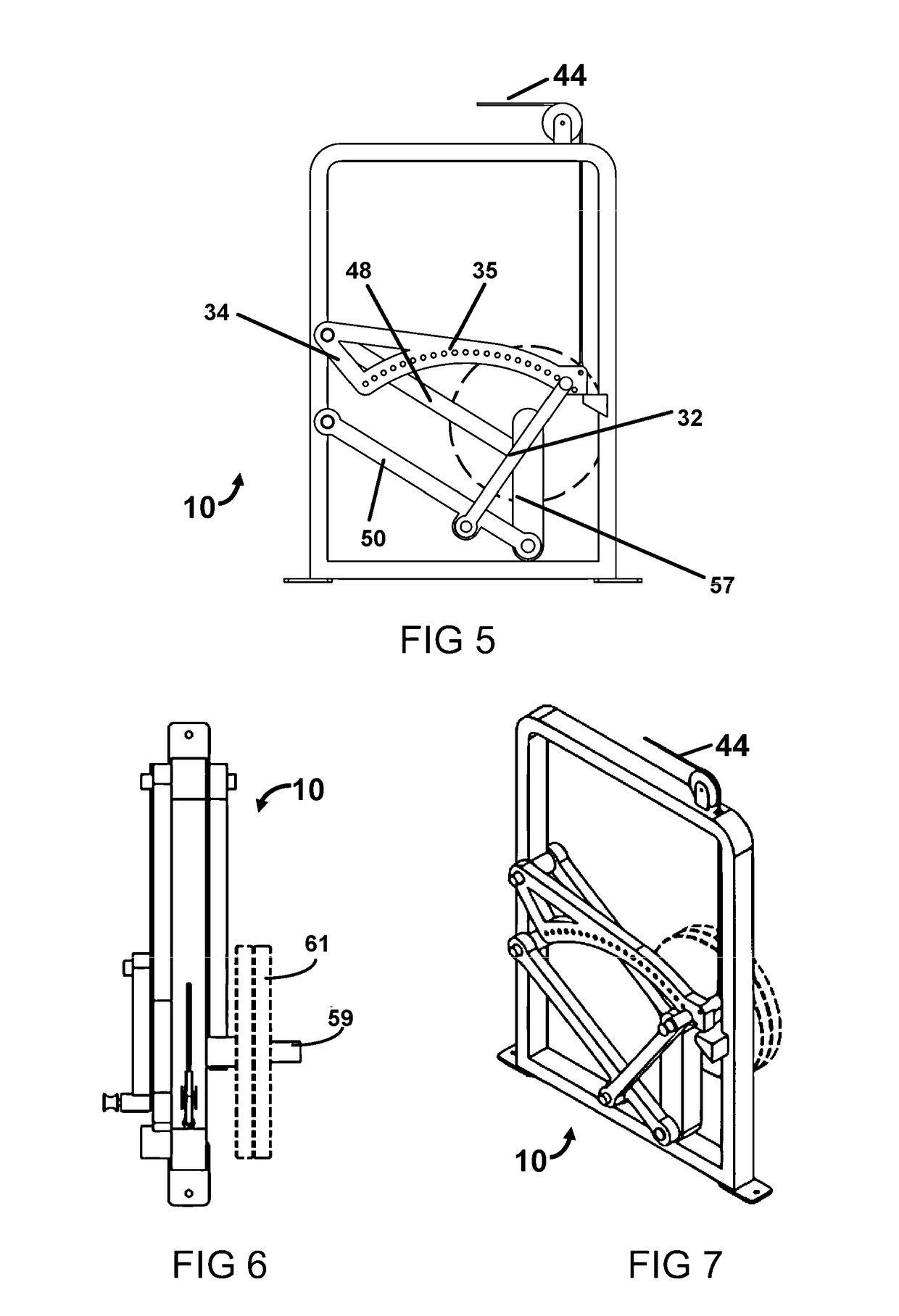 Exercise weight selection device and method