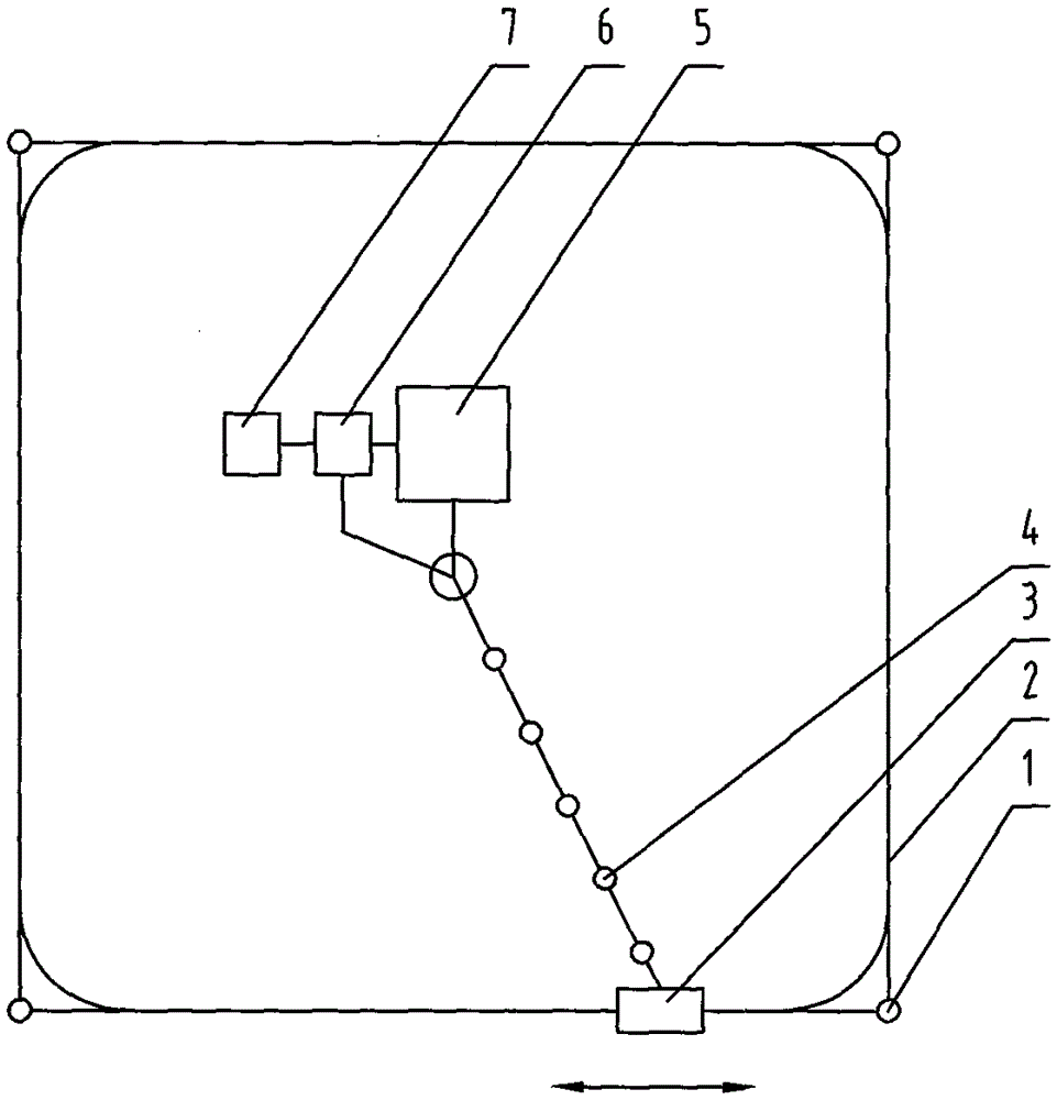 Remote control farmland irrigation device