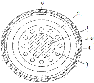 Composite woven fiber rope