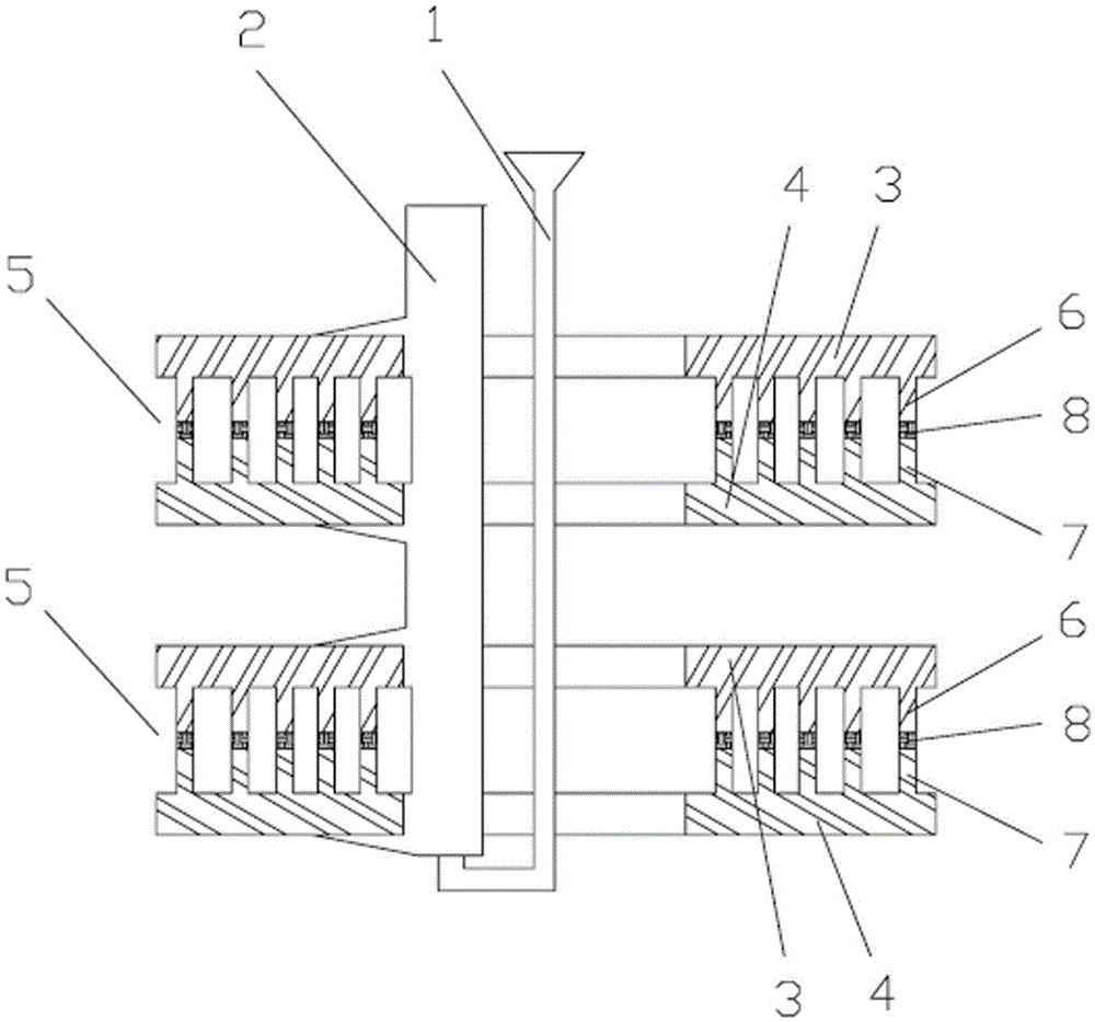 Manufacturing method and device for wheel-mounted brake discs and wheel-mounted brake discs obtained through manufacturing method and device