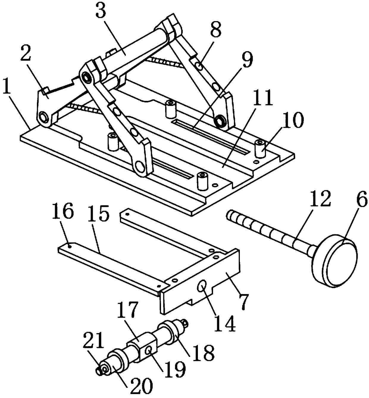 Connection structure for internal heat dissipation device of communication device