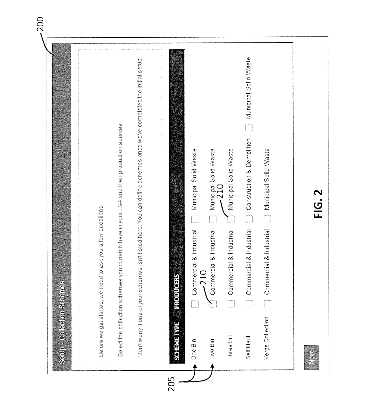 Waste management simulation system and method