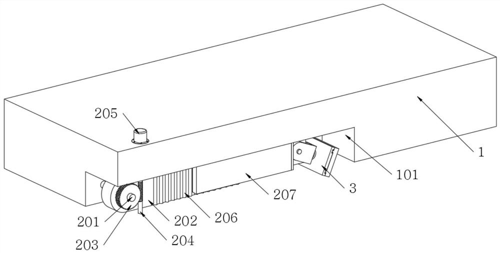 Slope fixing mechanism based on crane and operation method thereof