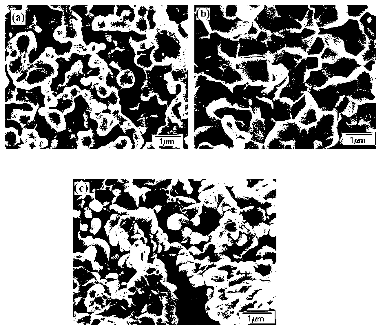 Cathode material for medium temperature solid oxide fuel battery, and preparation thereof