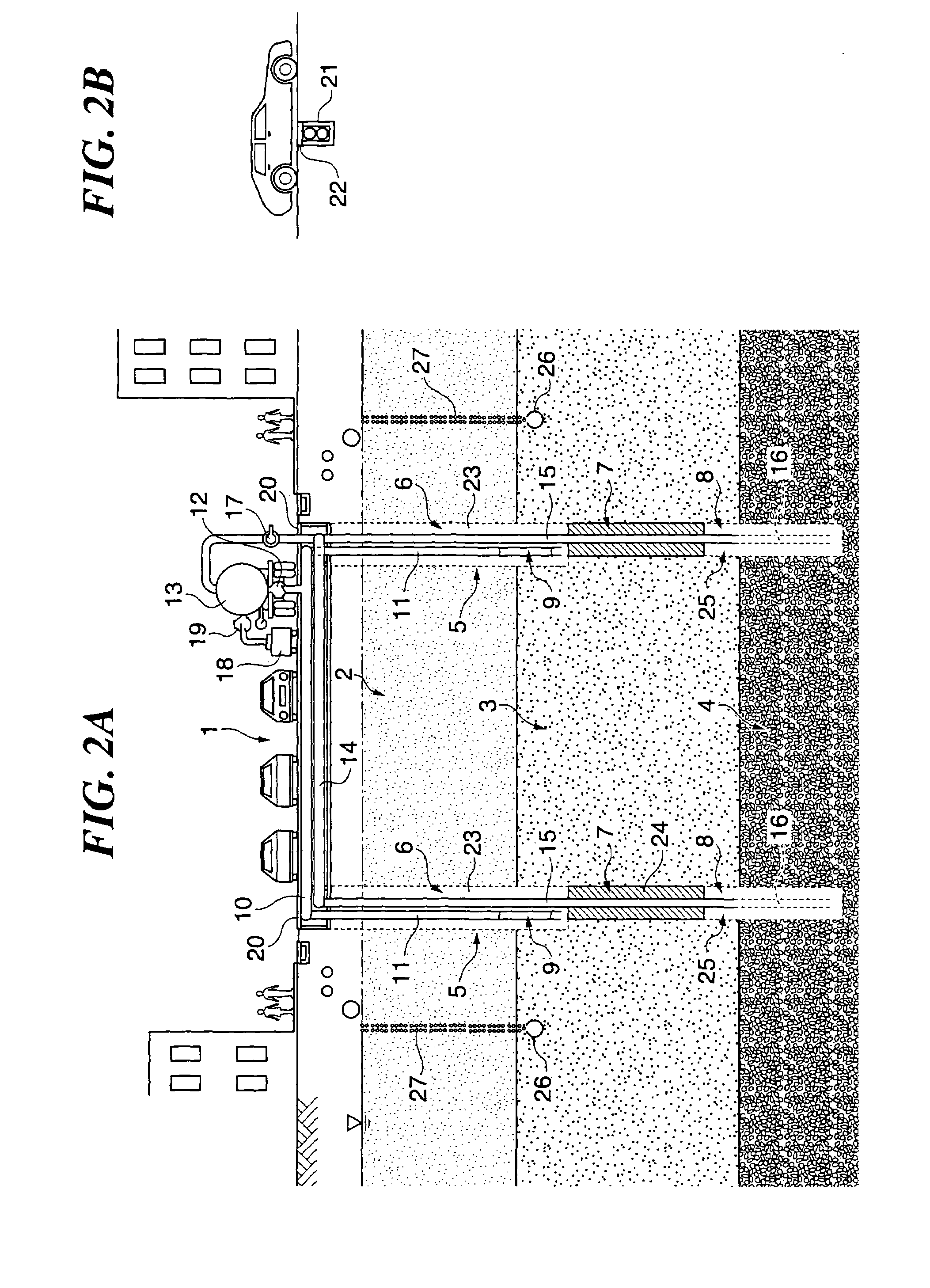 Method for preventing seismic liquefaction of ground in urbanized area and facilities used in this method