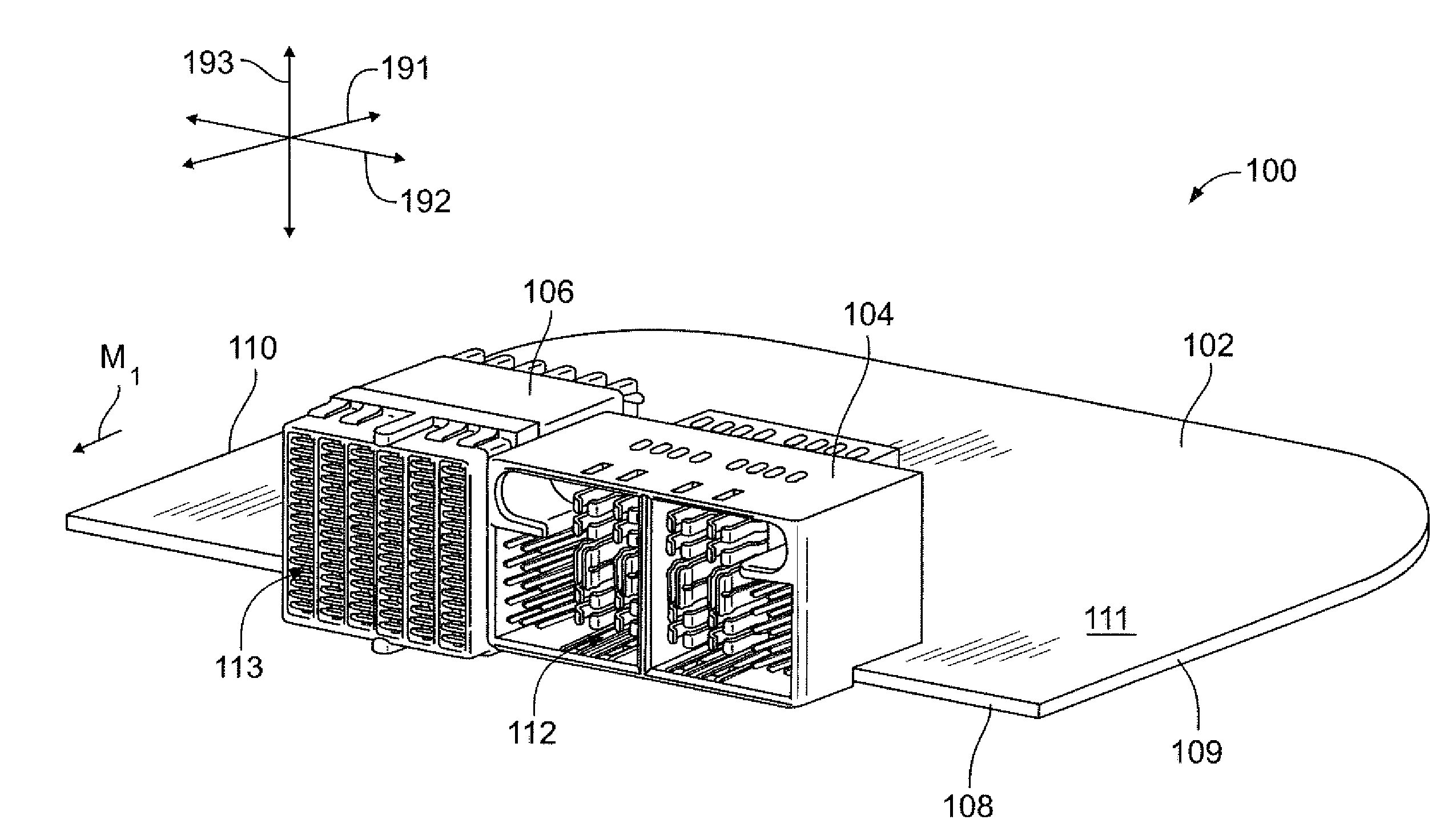 Electrical connector having an electrical contact with a plurality of contact beams