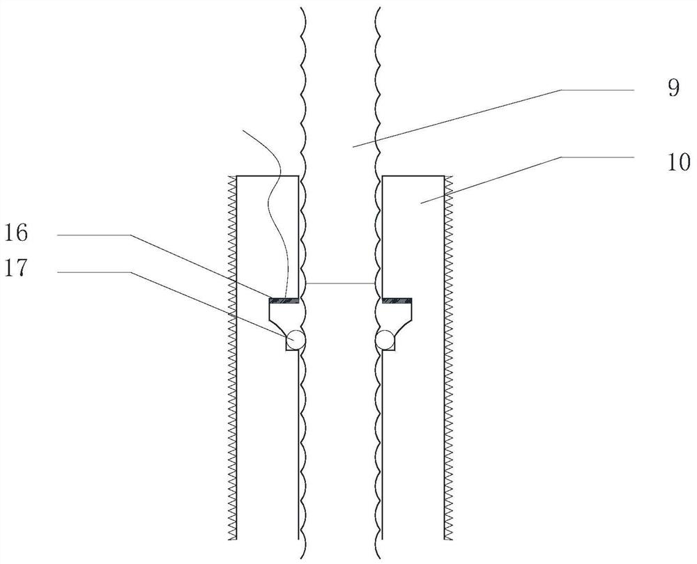 Test system for penetration erosion phenomenon induced by penetration and uplift of suction bucket