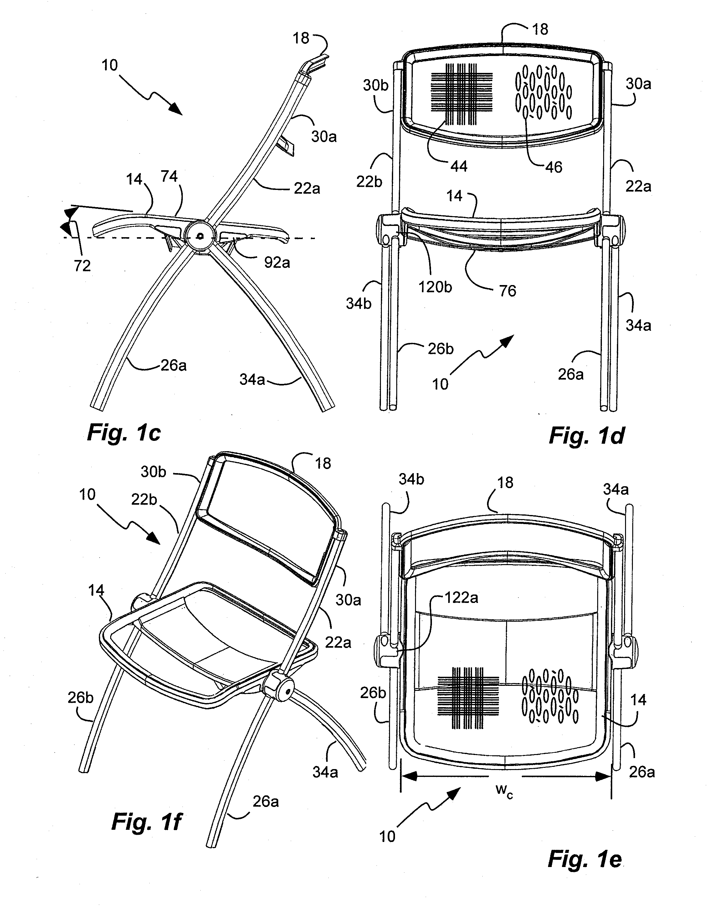 Clamping joint for a chair