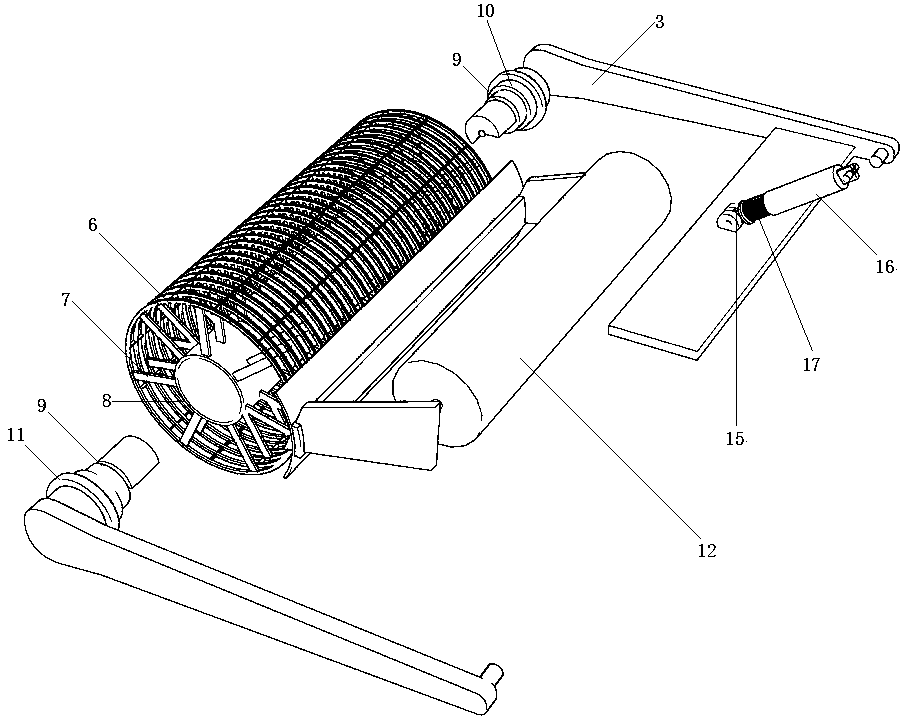 A pre-buried harvesting net system for shellfish farming