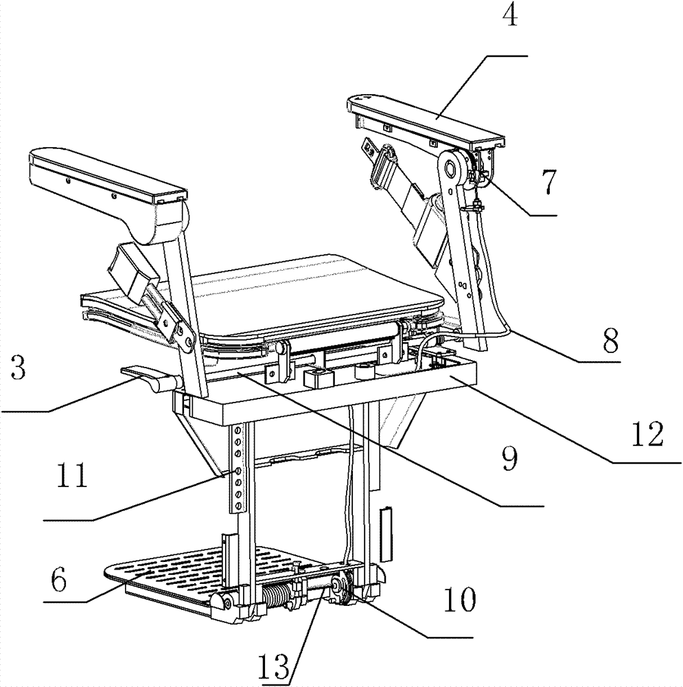 Stair lifting chair