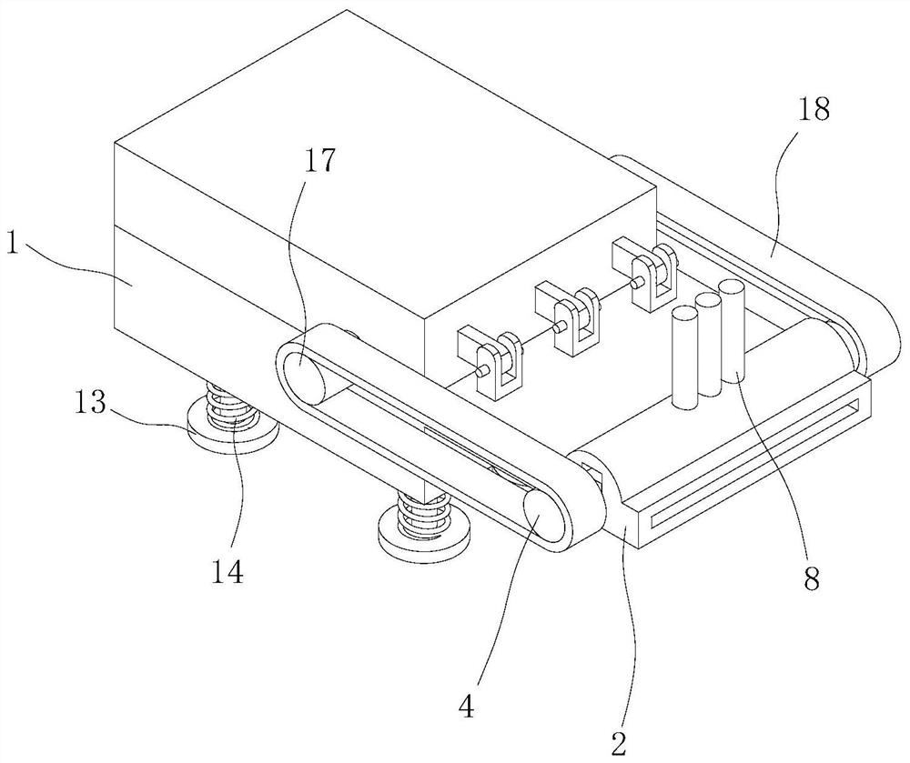 Leaflet distributing device for marketing