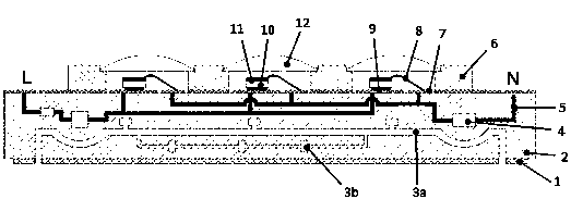 3D printing method of integrated encapsulating luminous device