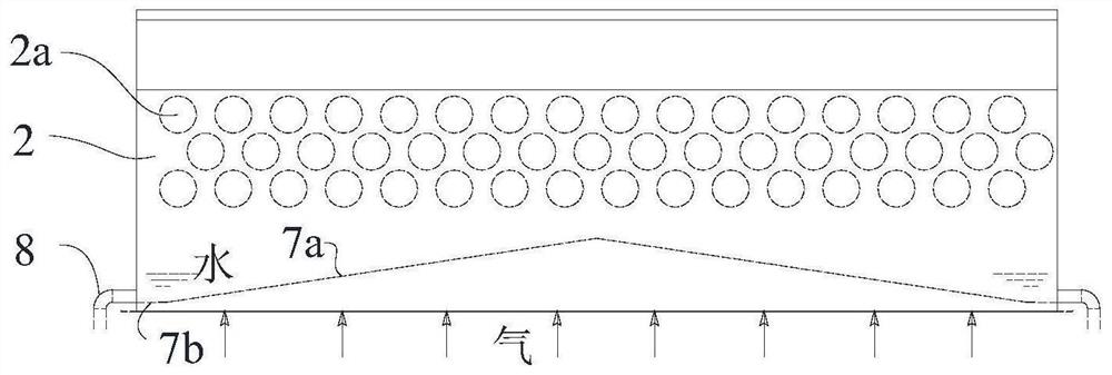 Air cushion furnace gas-liquid quenching spray nozzle structure and gas-liquid cooperative quenching system