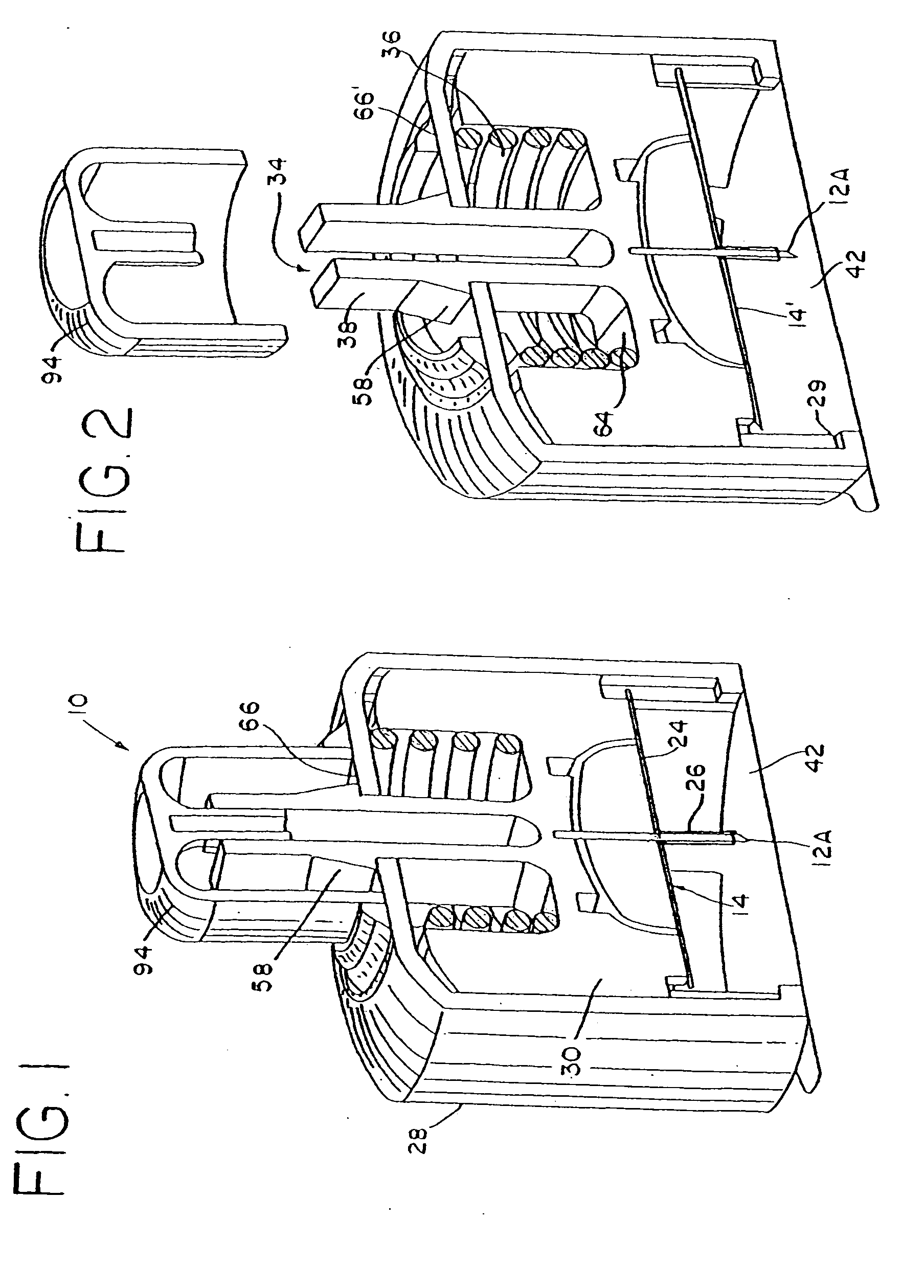 Injector device for placing a subcutaneous infusion set