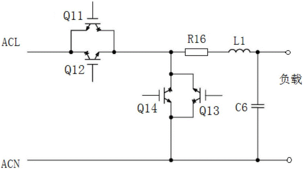 Pure sine wave inverter with high-frequency chopping, current sampling, voltage stabilizing and isolating functions