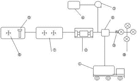 Clay foam composite system and method and device for applying clay foam composite system to oil-water well