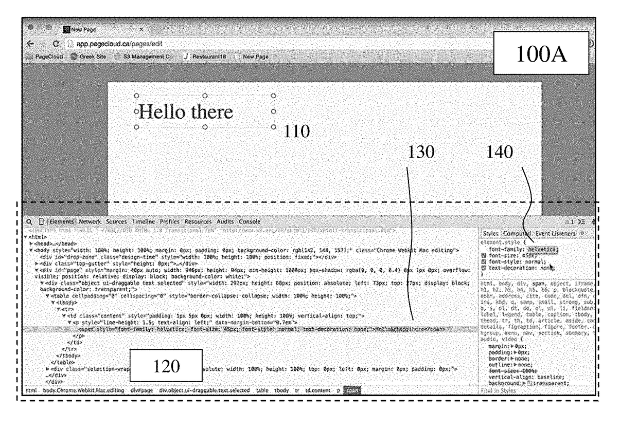 Methods and systems for wysiwyg web content generation