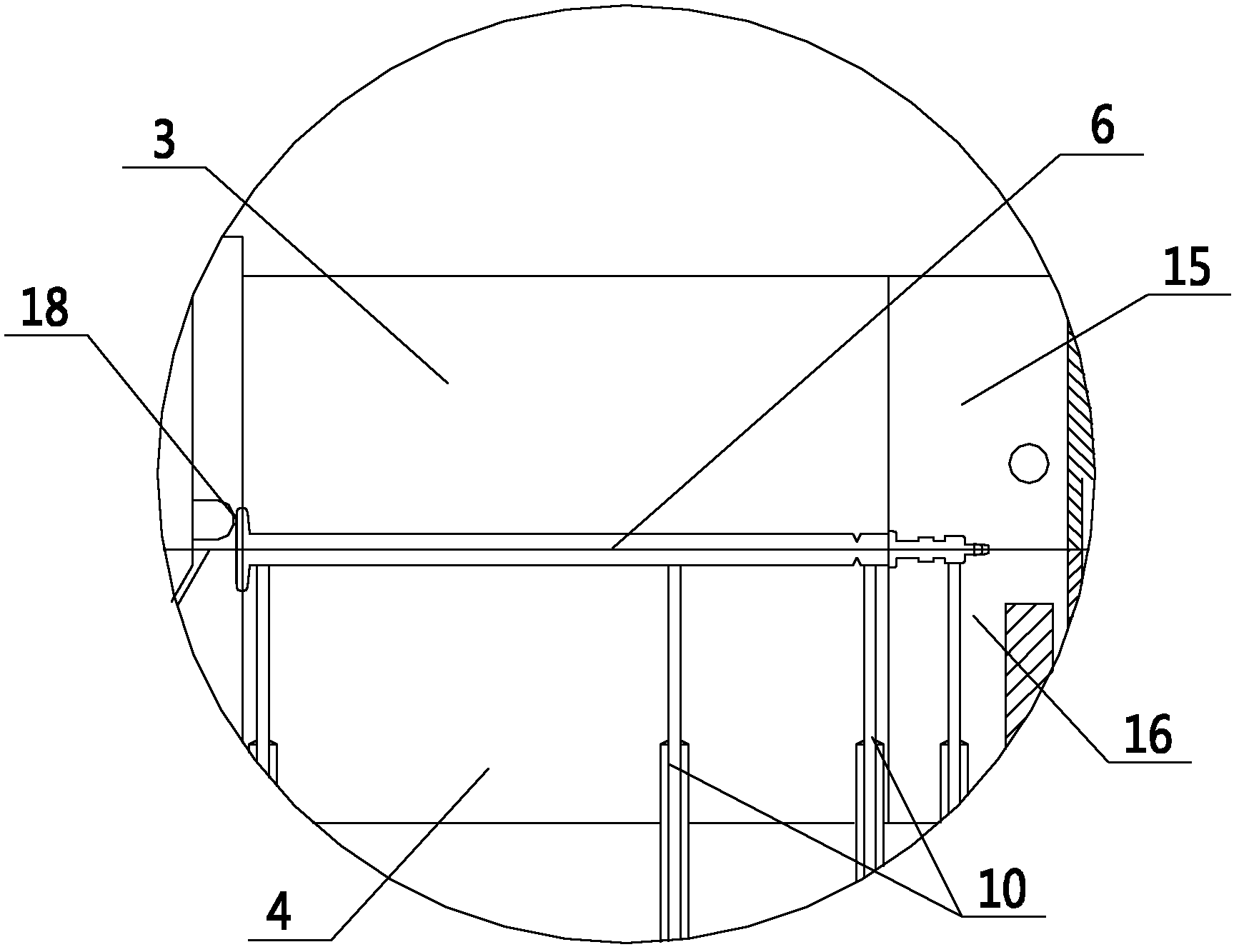 Injection mold for processing elongated push rod