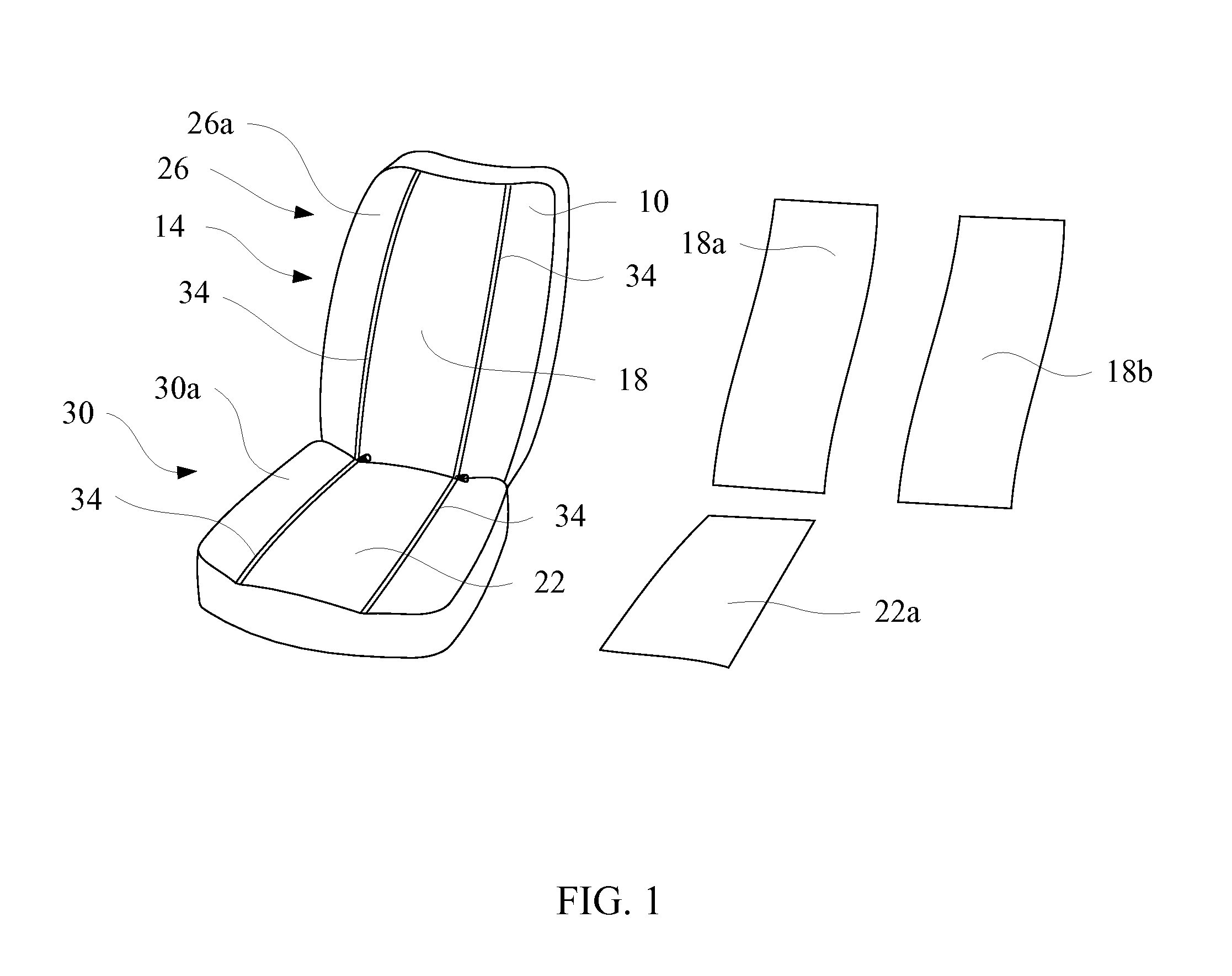 Vehicle seat covers with interchangeable panels