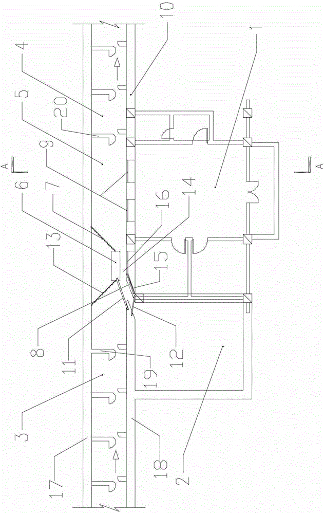 Fishway structure and fish-gathering method