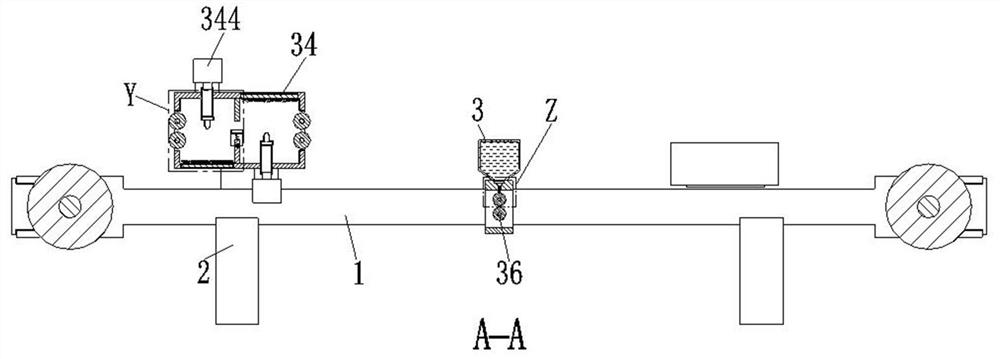 Automatic coating machine for surface treatment of textile fabric