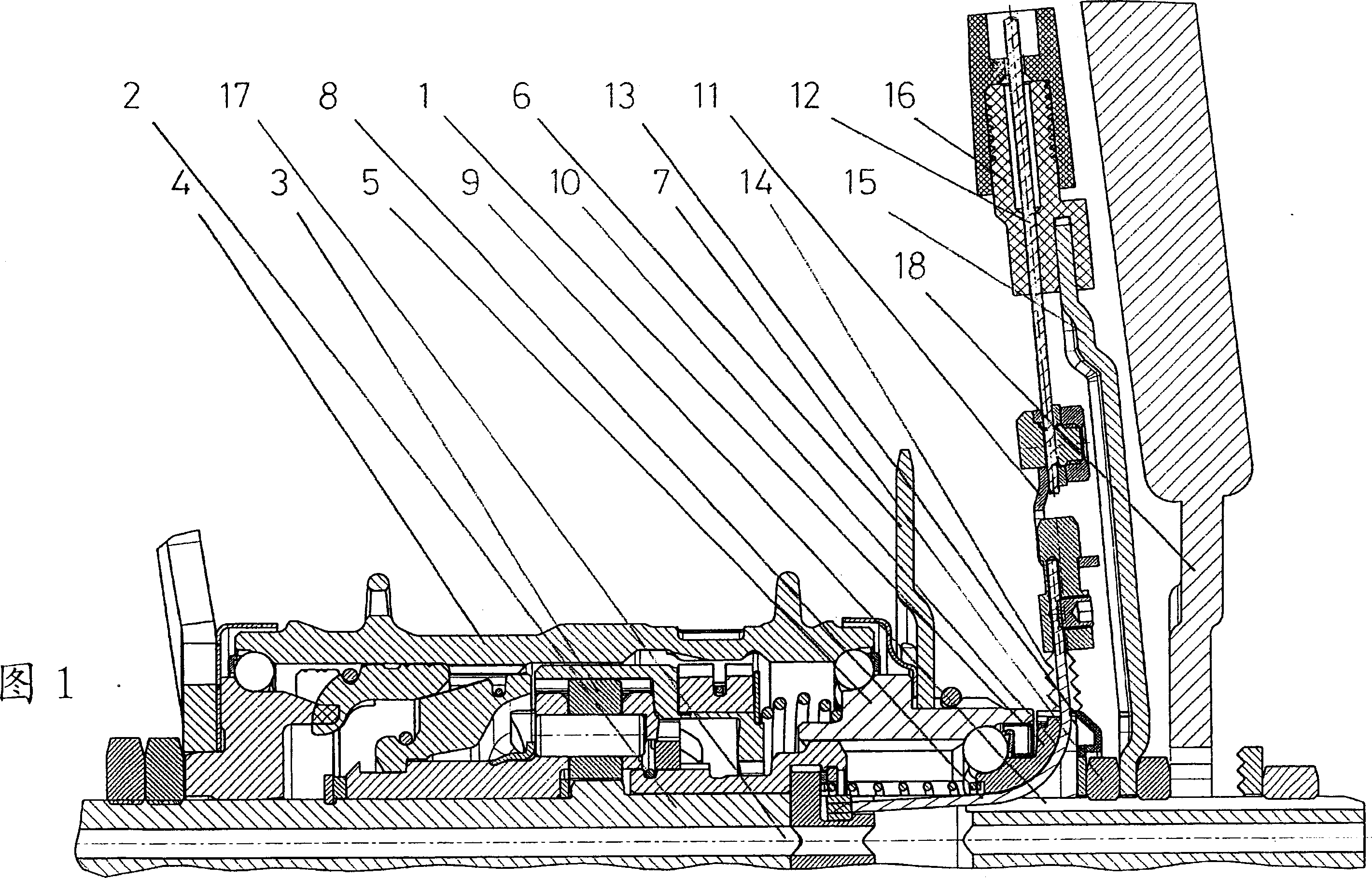 Device for delivery motion switch to bicycle driving device