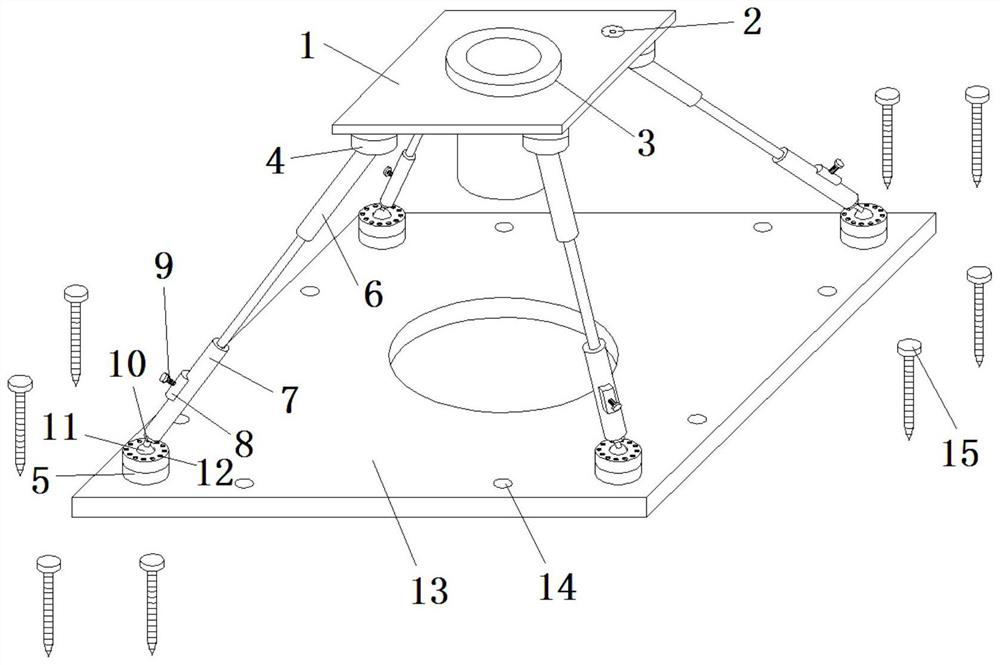 An all-terrain static penetration counterforce support and installation method