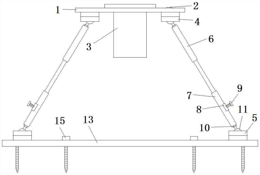 An all-terrain static penetration counterforce support and installation method