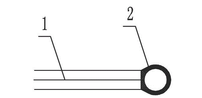 Novel guide wire of gastric tube