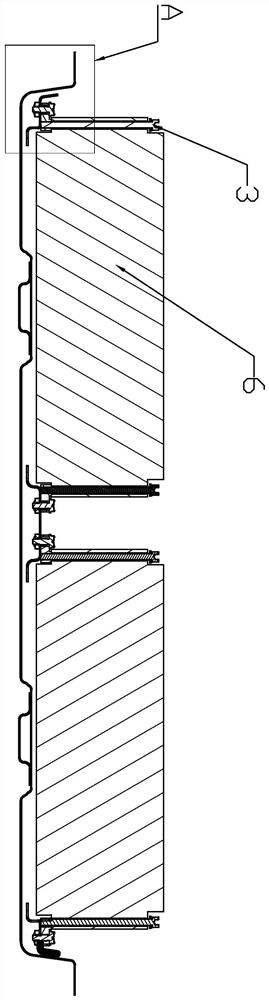 A square battery fixing structure and using method thereof