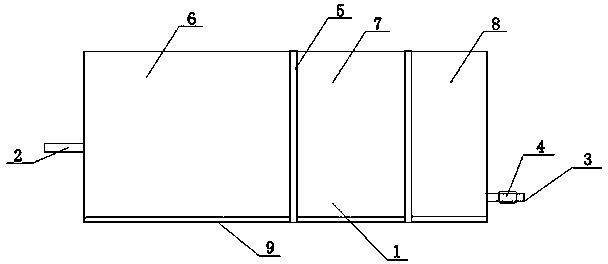 Intensive culture method of large water surface water tank