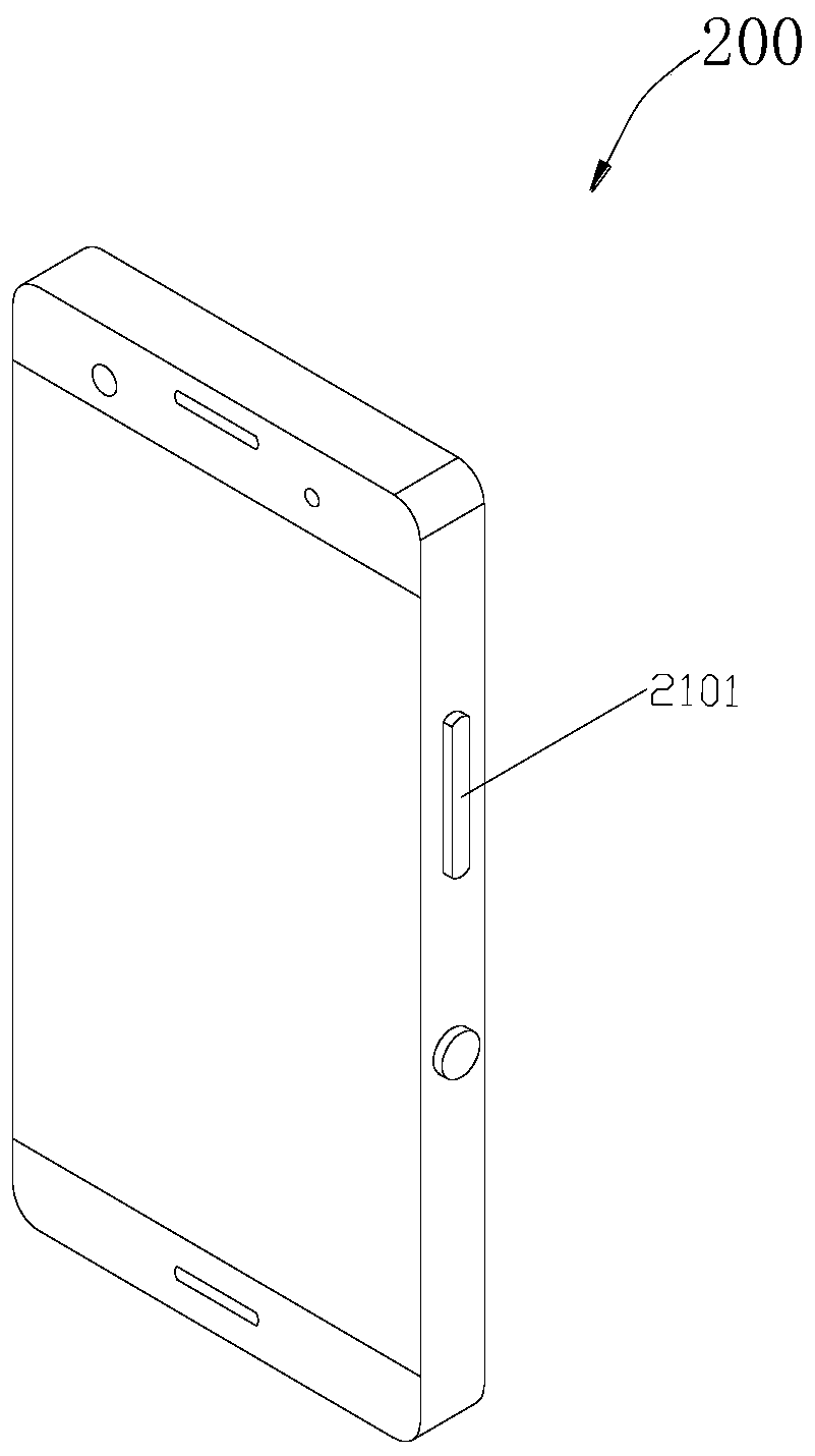 A side key structure and a mobile terminal with the side key structure