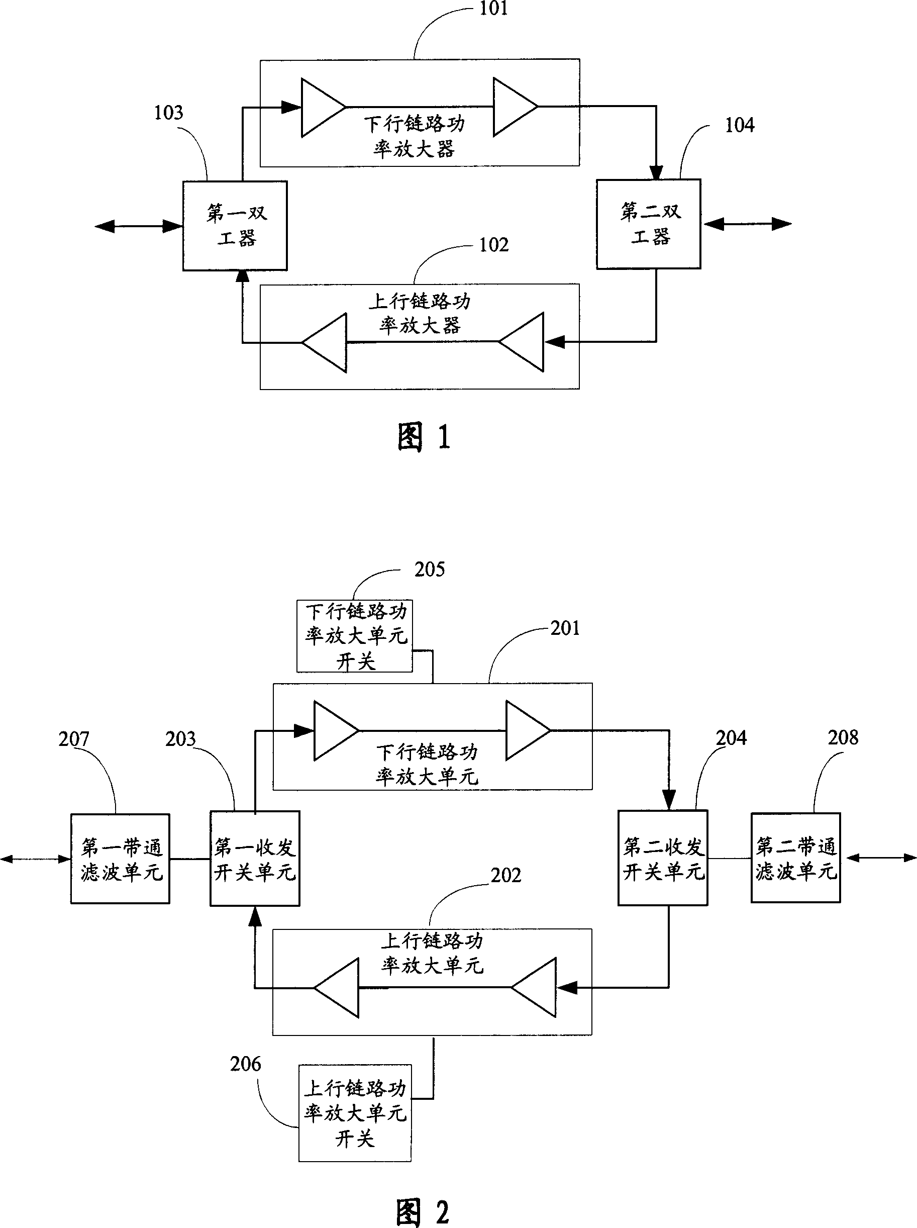 Relay amplification device with transmit-receive function and transmit-receive control method