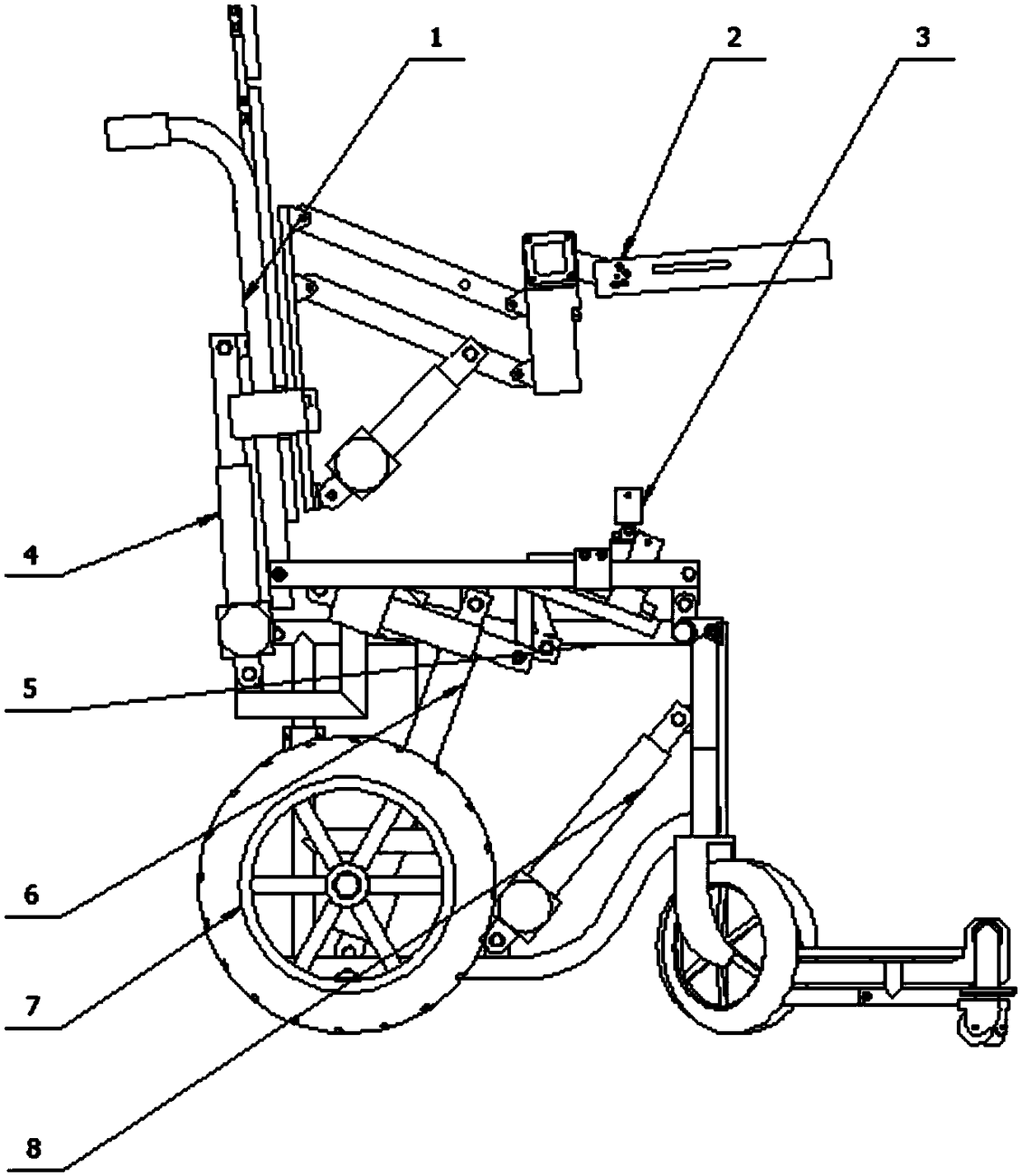 A three-position posture rehabilitation robot