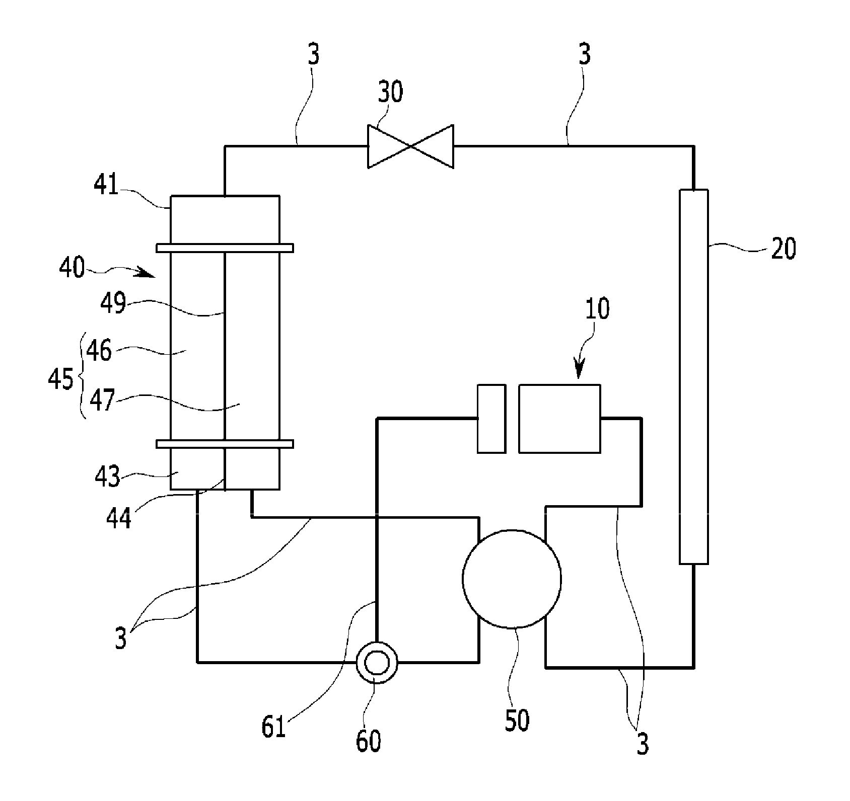 Heat Pump System in Vehicle