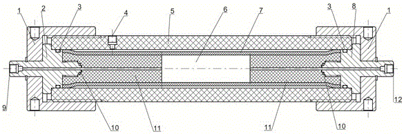 An instrument for measuring the relative permeability of low-permeability reservoirs combined with nuclear magnetic resonance