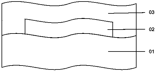 Film packaging method of stretchable organic photoelectric device