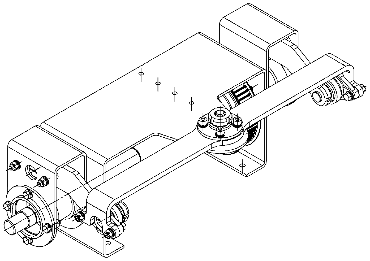 Mobile device balancing rocker arm mechanism