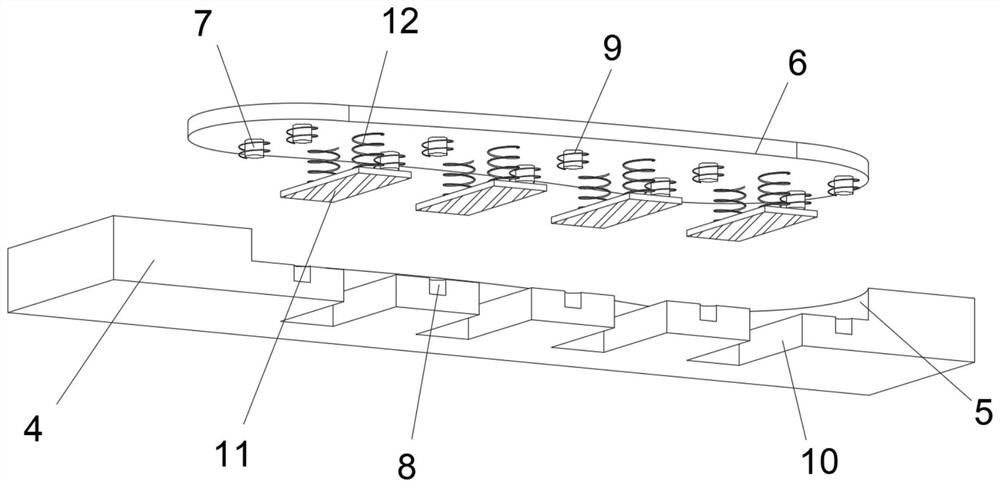 Micro-surfacing paving thickness measuring device for highway engineering