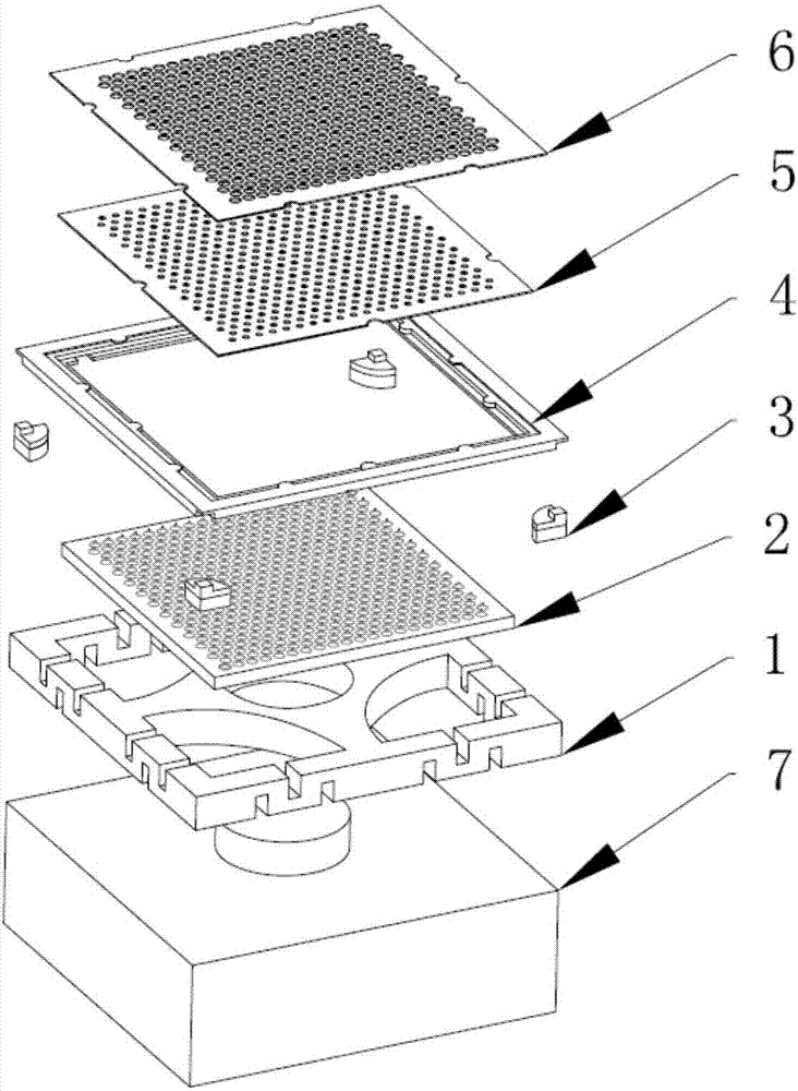 Array structure and realization method of MEMS electro-spray thruster