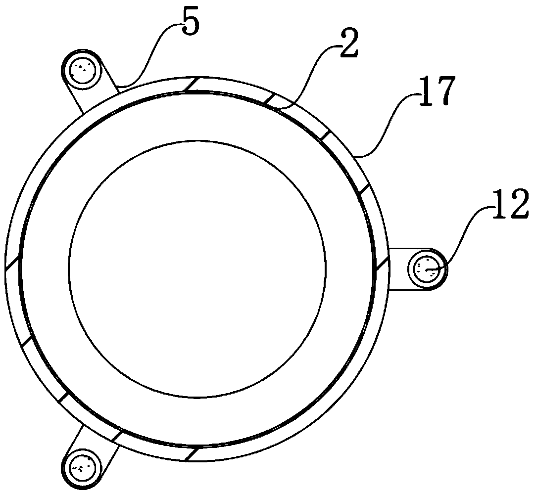 Rapid water heating connecting structure