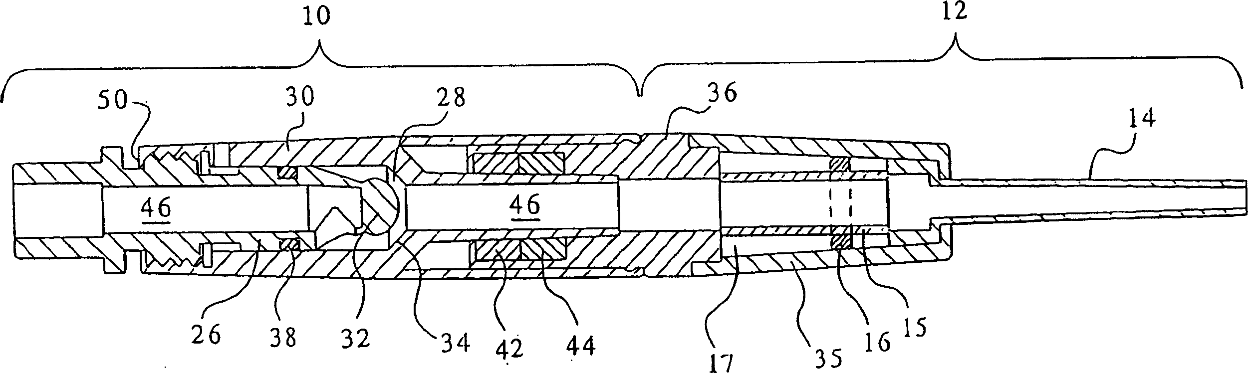 Dual-foam tube connection system and dual-foam disinfectant system for peritoneal dialysis