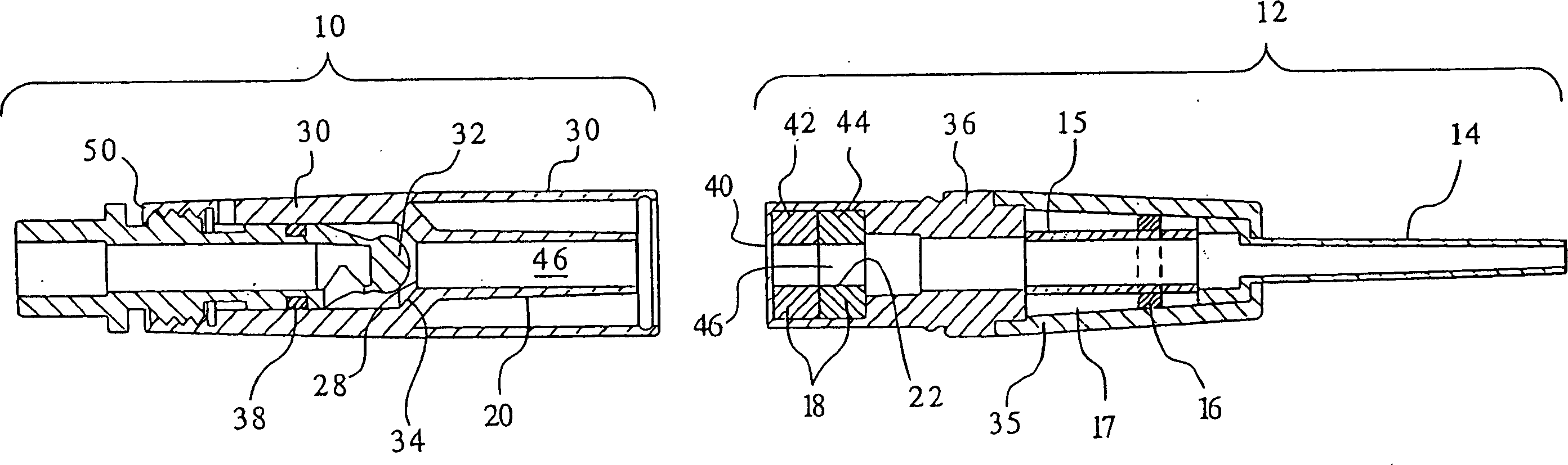 Dual-foam tube connection system and dual-foam disinfectant system for peritoneal dialysis