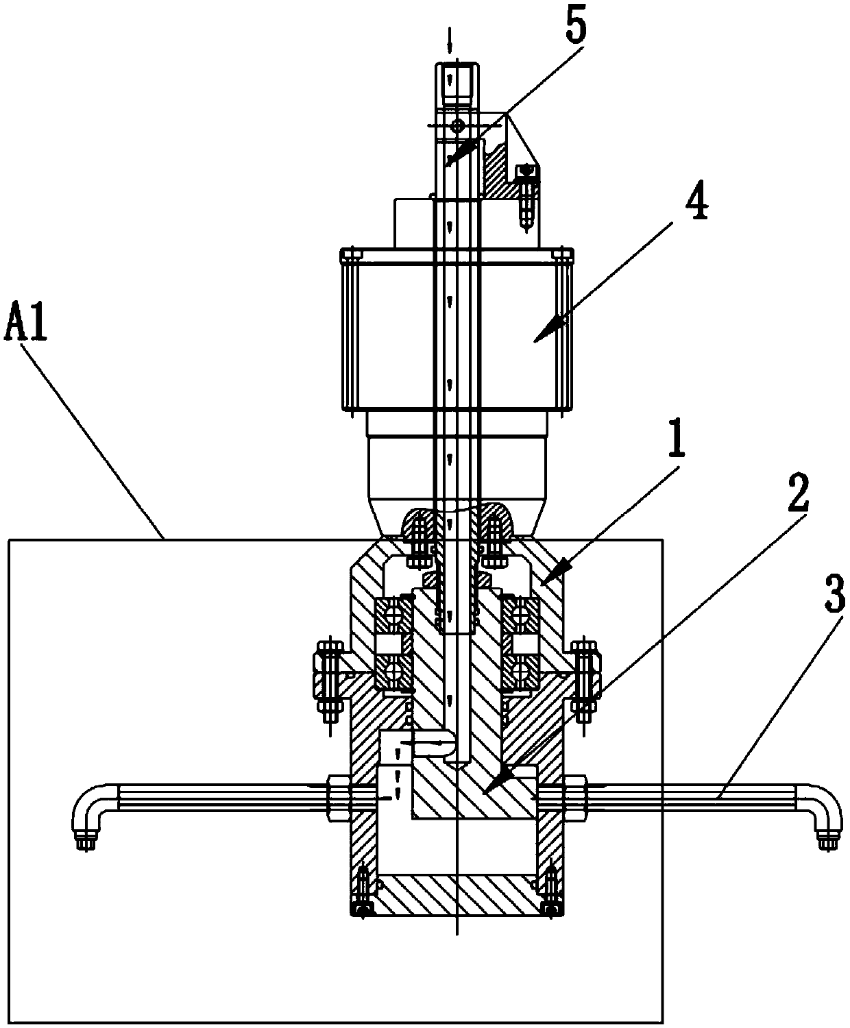 Flushing type sweeping plate and sanitation vehicle