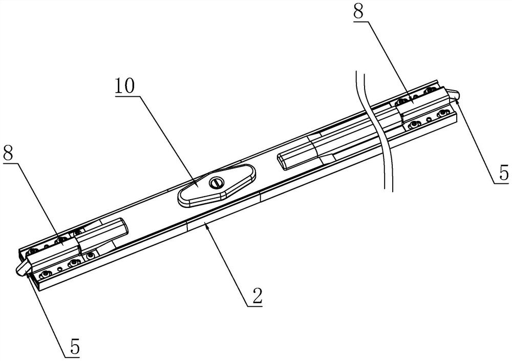 Locking structure for carriage cover