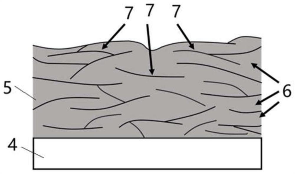 A kind of sandblasting layer stripping method for combined hammering and cutting to remove damaged environmental barrier coating