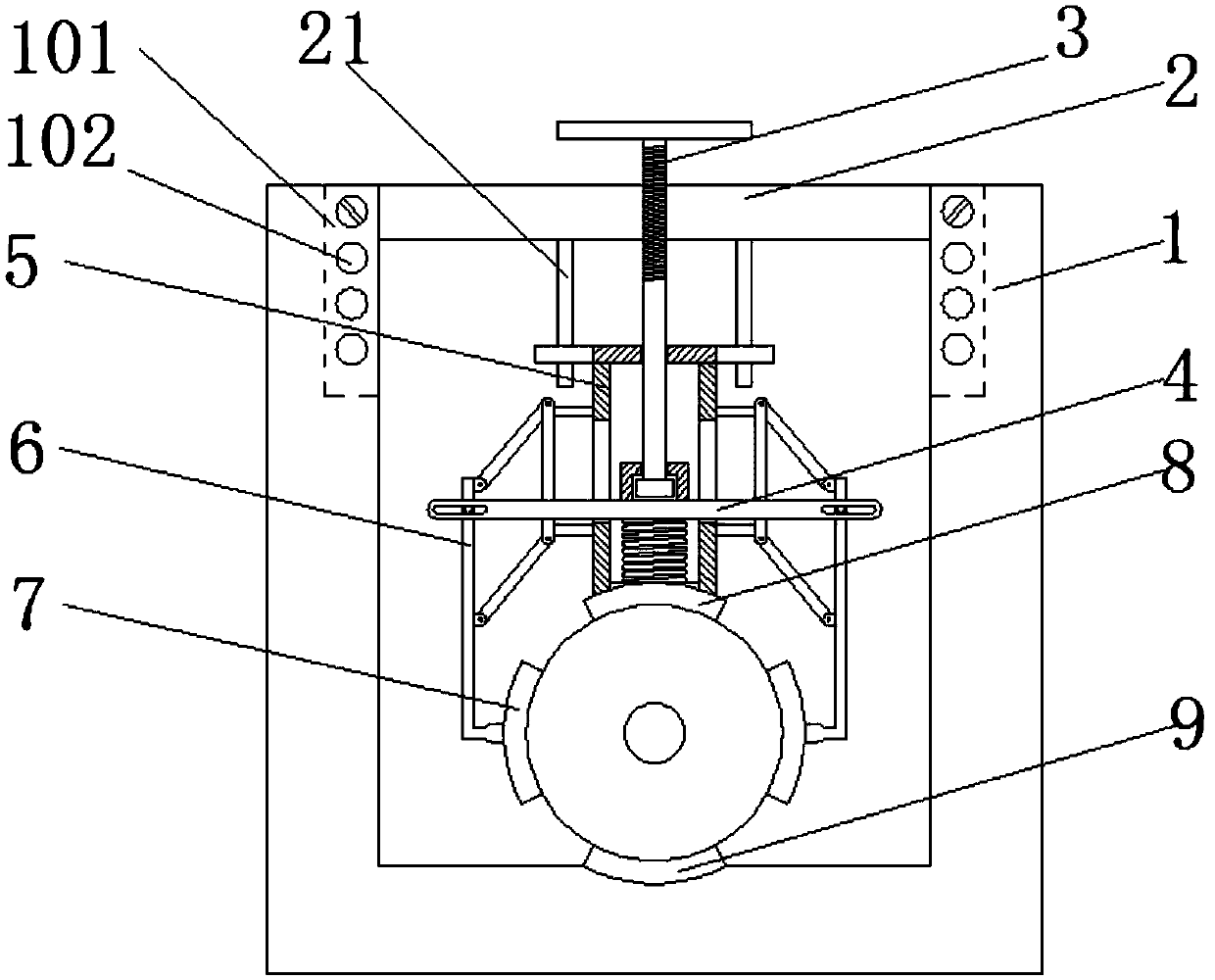 Device for clamping insulator