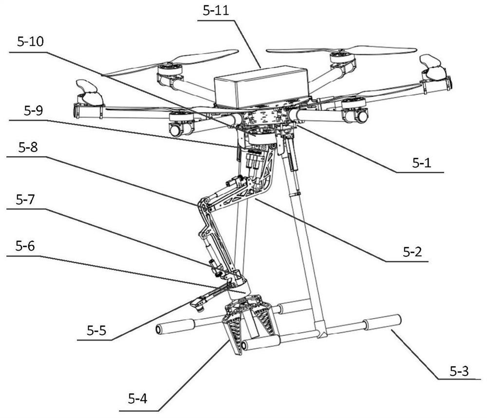 Teleoperation method for grasping operation of flying manipulator based on operator's intention recognition