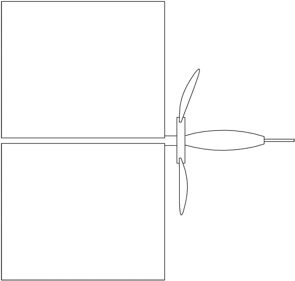 Solar energy and wind energy non-interfering street lamp